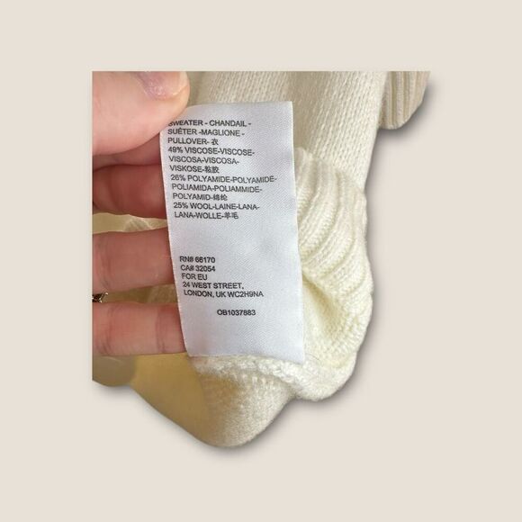 By Anthropologie Kimberly Turtleneck Sweater Short Sleeve Size Medium - Picture 7 of 7